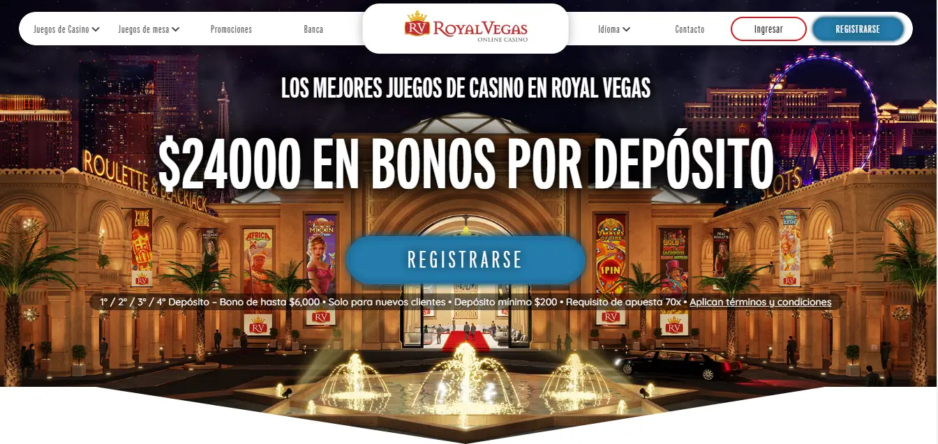 Royal Vegas casino online en México Conoce Royal Vegas